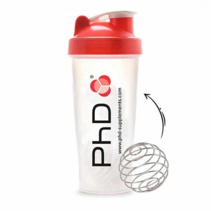 Shaker 600ml com Esfera Misturadora PhD