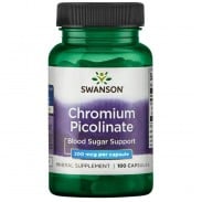 Chromium Picolinate 200mcg 100 caps Swanson