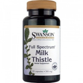 Milk Thistle 500mg 100 caps Fígado Swanson