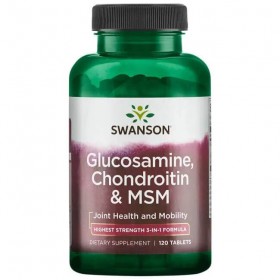 Glucosamine, Chondroitin MSM 120 Tabs Swanson