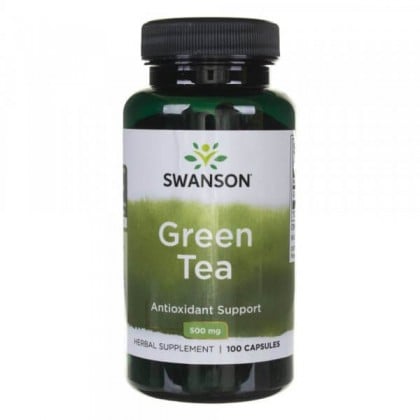 Green Tea 500mg 100 caps Chá Verde Swanson