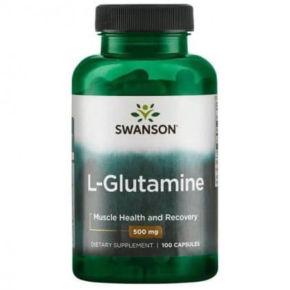 L-glutamine 500mg 100 caps glutamina Swanson