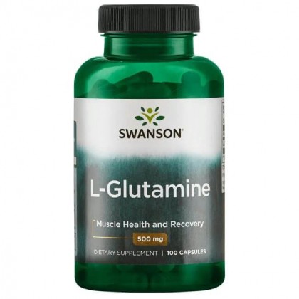 L-glutamine 500mg 100 caps Swanson