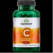 Vitamin C with Rose Hips 90 capsules 1000mg Swanson