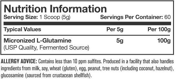 mutant-glutamine-core-series-tabela-nutricional-corposflex