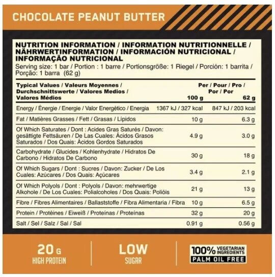 optimum-nutrition-whipped-protein-bar-supplement-facts