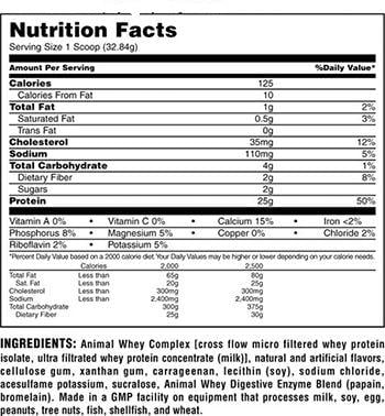 Universal Animal Whey 5 lb Protein Isolate - CorposFlex Universal Animal Whey 5 lb Protein Isolate - CorposFlex
