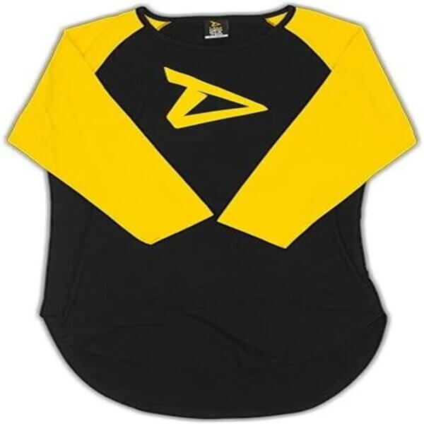 dedicated-nutrition-3-4-sleeve-raglan-shirt-black-yellow